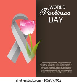 Vector illustration of a Background for World Parkinson Disease Day.