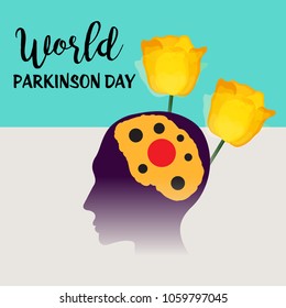 Vector illustration of a Background for World Parkinson Disease Day.