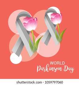 Vector illustration of a Background for World Parkinson Disease Day.