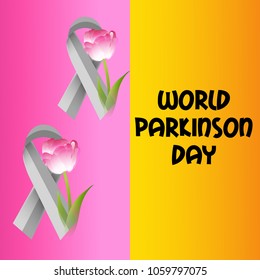 Vector illustration of a Background for World Parkinson Disease Day.