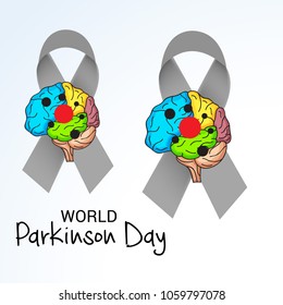 Vector illustration of a Background for World Parkinson Disease Day.