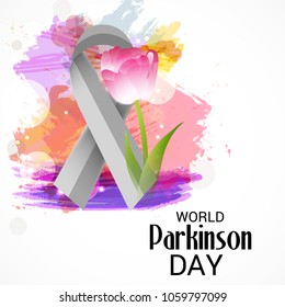 Vector illustration of a Background for World Parkinson Disease Day.