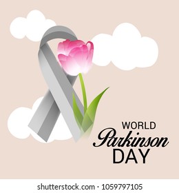 Vector illustration of a Background for World Parkinson Disease Day.