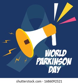 Vector illustration of a background For World Parkinson Day.
