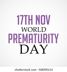 Vector illustration of a Background For World Prematurity Day with Pink and Blue Ribbon.