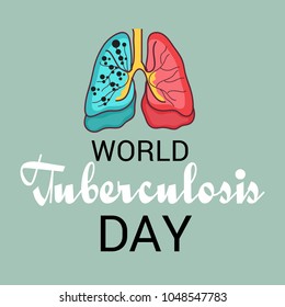Vector illustration of a Background for World Tuberculosis Day.