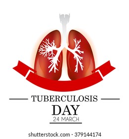 Vector illustration of a Background for World Tuberculosis Day.