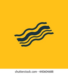 Vector illustration of bacon icon