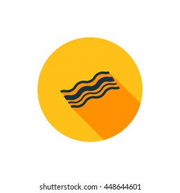 Vector illustration of bacon icon
