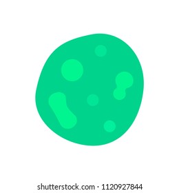 Vector illustration of bacteria microorganism