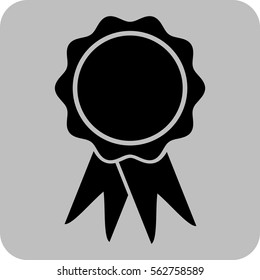 Vector Illustration with Badge Icon
