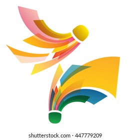 Ilustración vectorial del diseño de Badminton