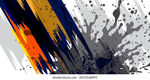 vector illustration of a badminton Shuttlecock. colored silhouette style design, grunge. badminton national sports day celebration design concept. national sports day