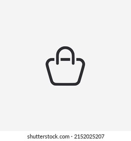 Vector illustration of a bag icon