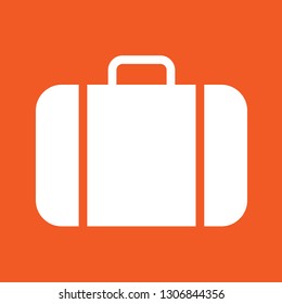 Vector illustration of bag, suitcase icon, EPS10.