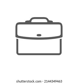 vector illustration of bag template icon, briefcase.