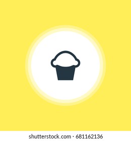 Vector Illustration Of Bakery Icon. Beautiful Map Element Also Can Be Used As Cake Element.