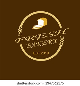 Vector illustration of bakery logo design for restaurant logos, bakery food logos and cafe badges.