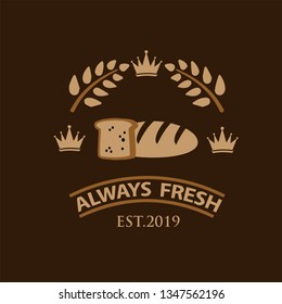 Vector illustration of bakery logo design for restaurant logos, bakery food logos and cafe badges.