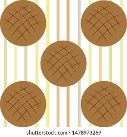vector illustration of Bakery Product Food Collection