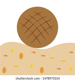 vector illustration of Bakery Product Food Collection
