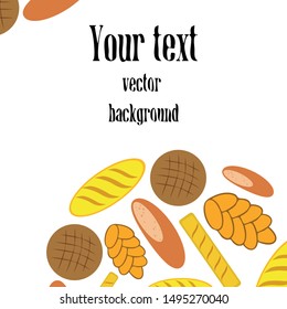 vector illustration of Bakery Product Food Collection