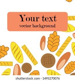 vector illustration of Bakery Product Food Collection