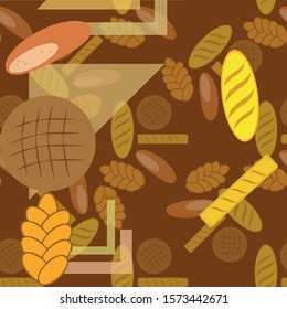 vector illustration of Bakery Product Food Collection