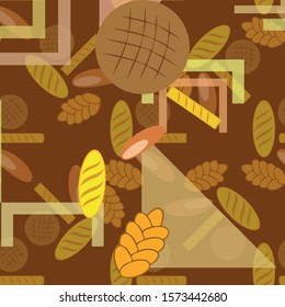 vector illustration of Bakery Product Food Collection