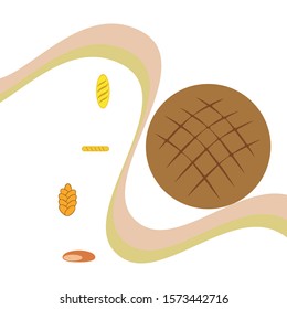 vector illustration of Bakery Product Food Collection