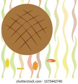 vector illustration of Bakery Product Food Collection