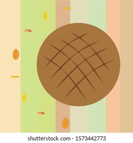 vector illustration of Bakery Product Food Collection