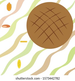 vector illustration of Bakery Product Food Collection