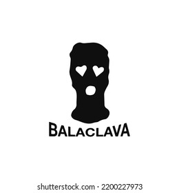 vector illustration of balaclava with concept