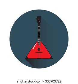 Vector illustration of balalaika