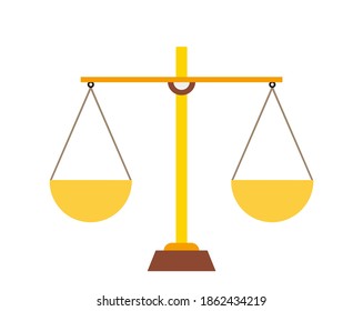 Vector illustration of balance . 