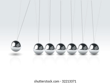 vector illustration balancing balls