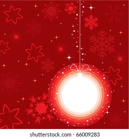 vector illustration of a ball for xmas tree
