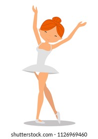 vector illustration ballerina .ballet