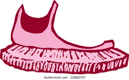 Vector illustration of Ballerina Tutu