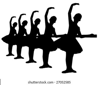 vector illustration of ballet