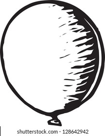 Vector illustration of a balloon