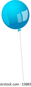 Vector illustration of a balloon