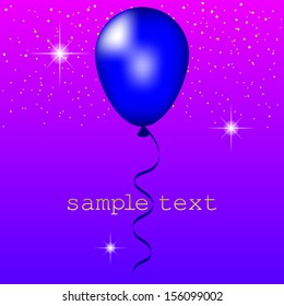 Vector illustration of Balloon 3
