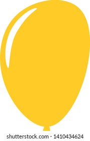 Vector illustration of balloon in cartoon style. 