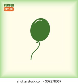 Vector illustration balloon icon