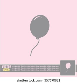 Vector illustration balloon icon