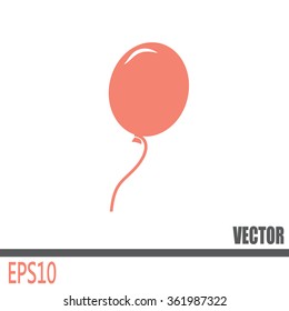 Vector illustration balloon icon