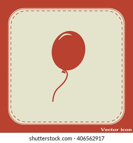 Vector illustration balloon icon