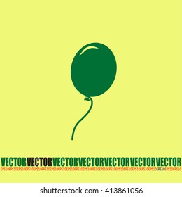 Vector illustration balloon icon